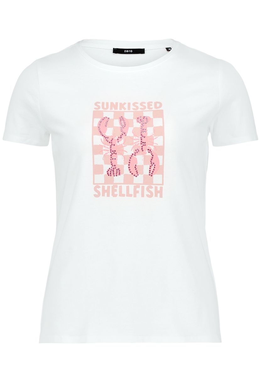 T-Shirt mit Grafikprint aus Baumwolle