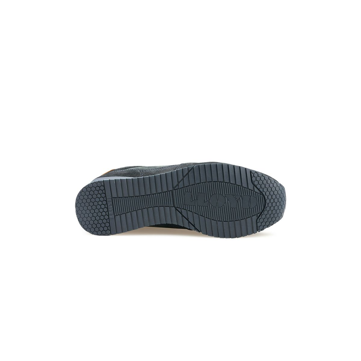 Low-Top Leder- und Wildleder-Sneaker