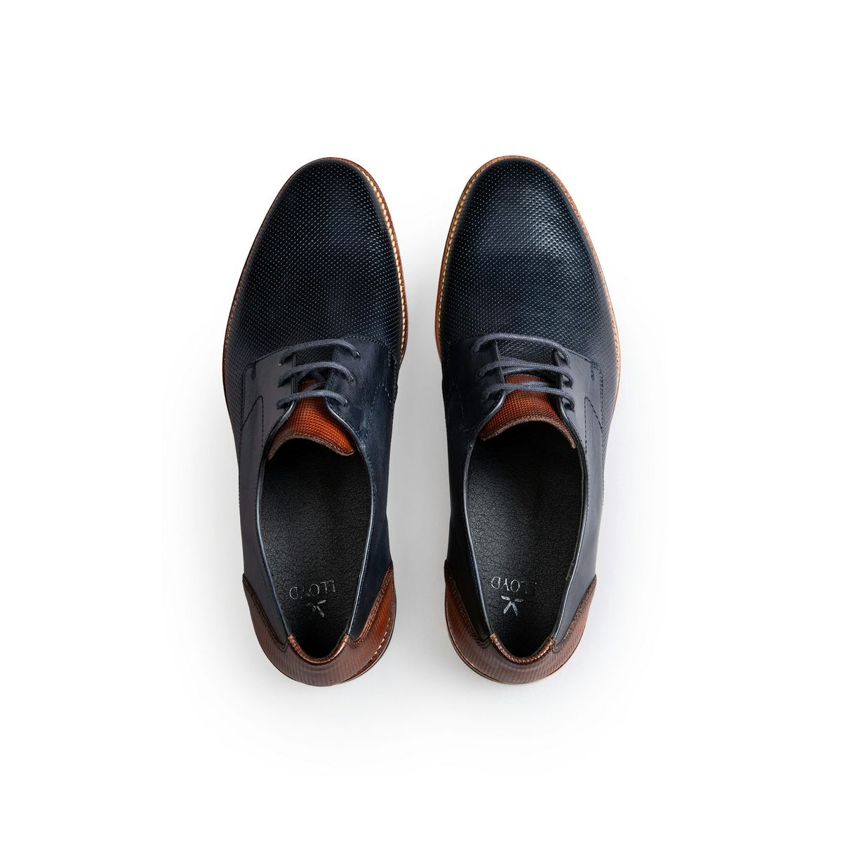 Klassische Derby-Schnürschuhe aus Leder