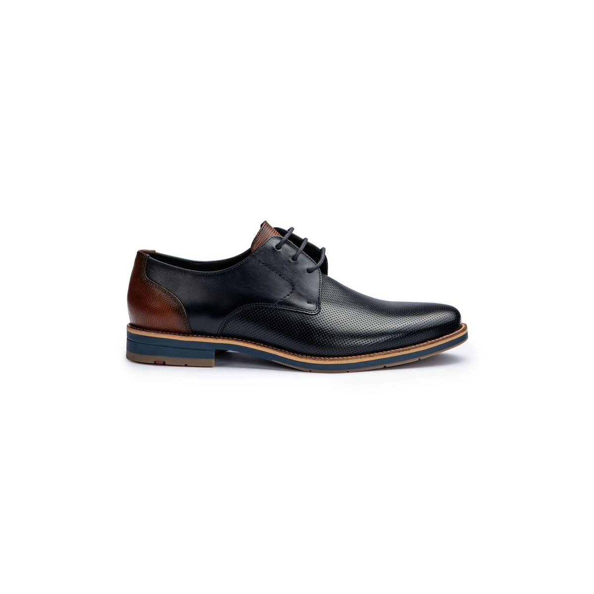 Klassische Derby-Schnürschuhe aus Leder