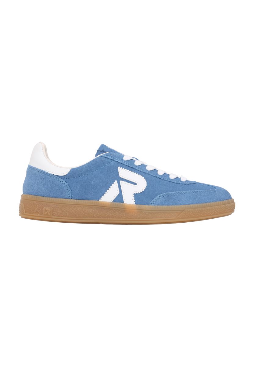 rieker Sneaker, Leder, für Damen, blau|weiß, 38