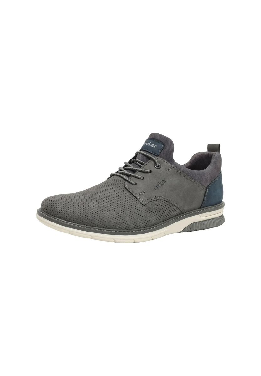 Perforierter Leder Schnürschuh Derby