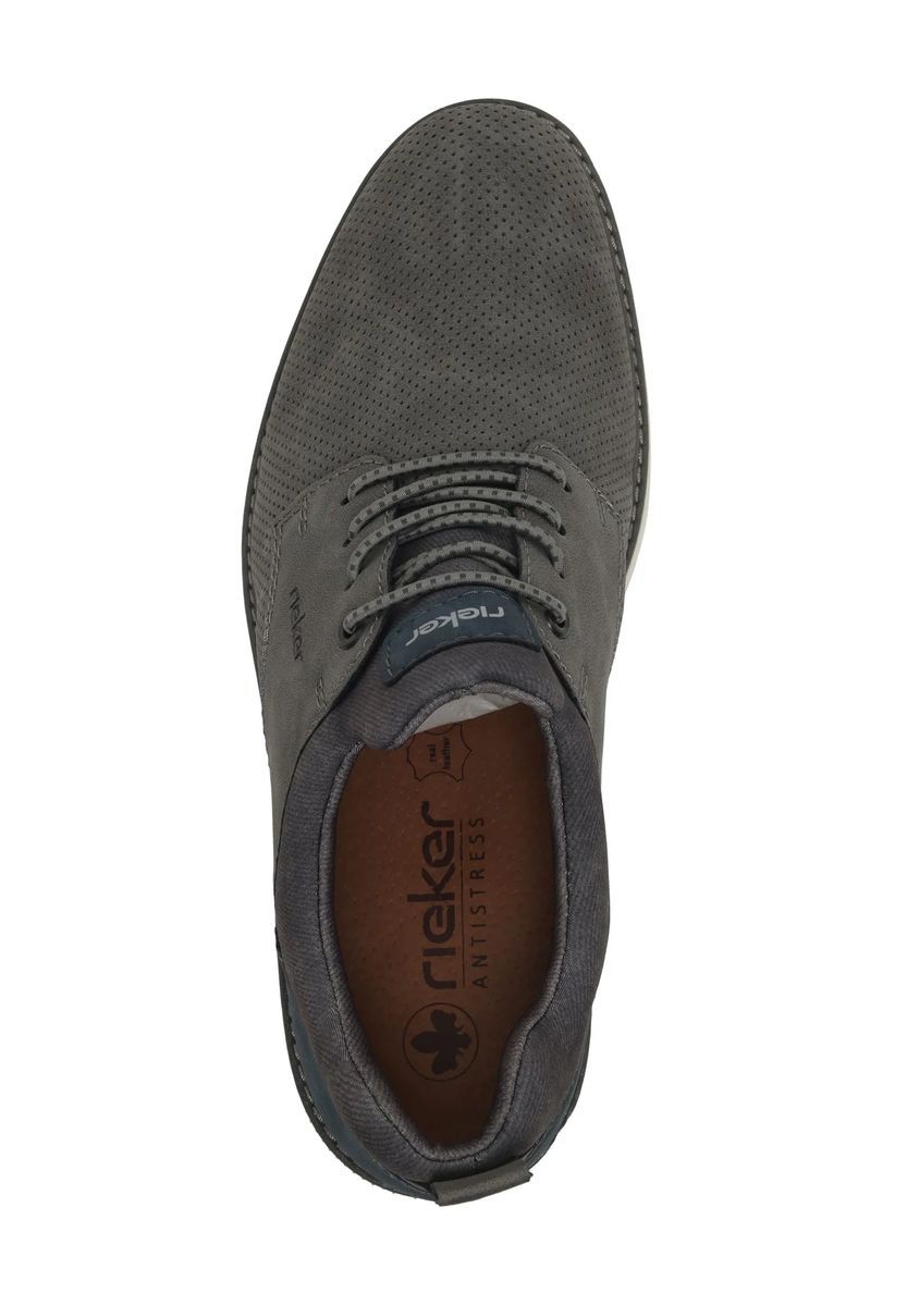 Perforierter Leder Schnürschuh Derby