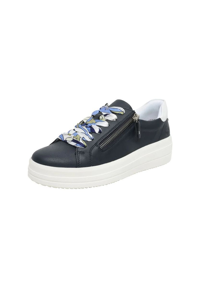 Plateau-Sneaker mit Reißverschluss-Detail