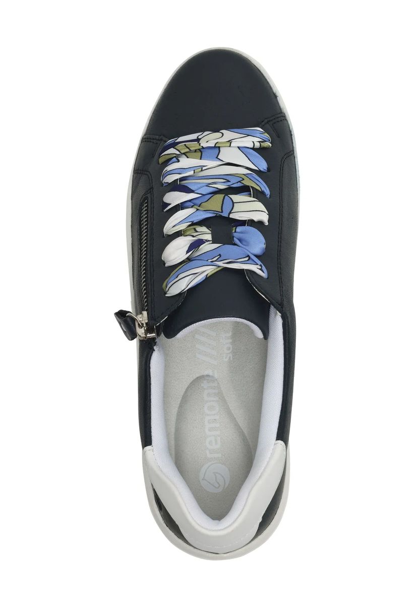 Plateau-Sneaker mit Reißverschluss-Detail