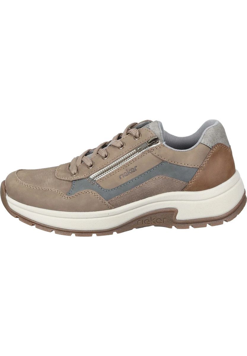 Lässiger Leder Schnür-Sneaker