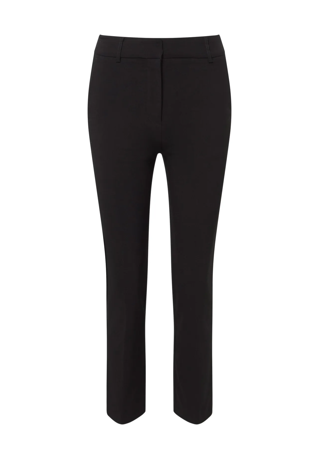 MANGUUN collection Stoffhose, Slim Fit, Gürtleschlaufen, für Damen, schwarz, 46