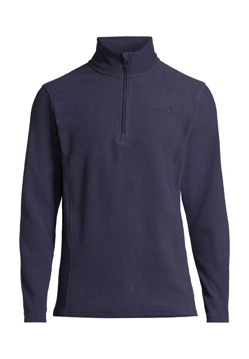 Schnelltrocknender Fleece-Pullover mit halbem Reißverschluss für Herren