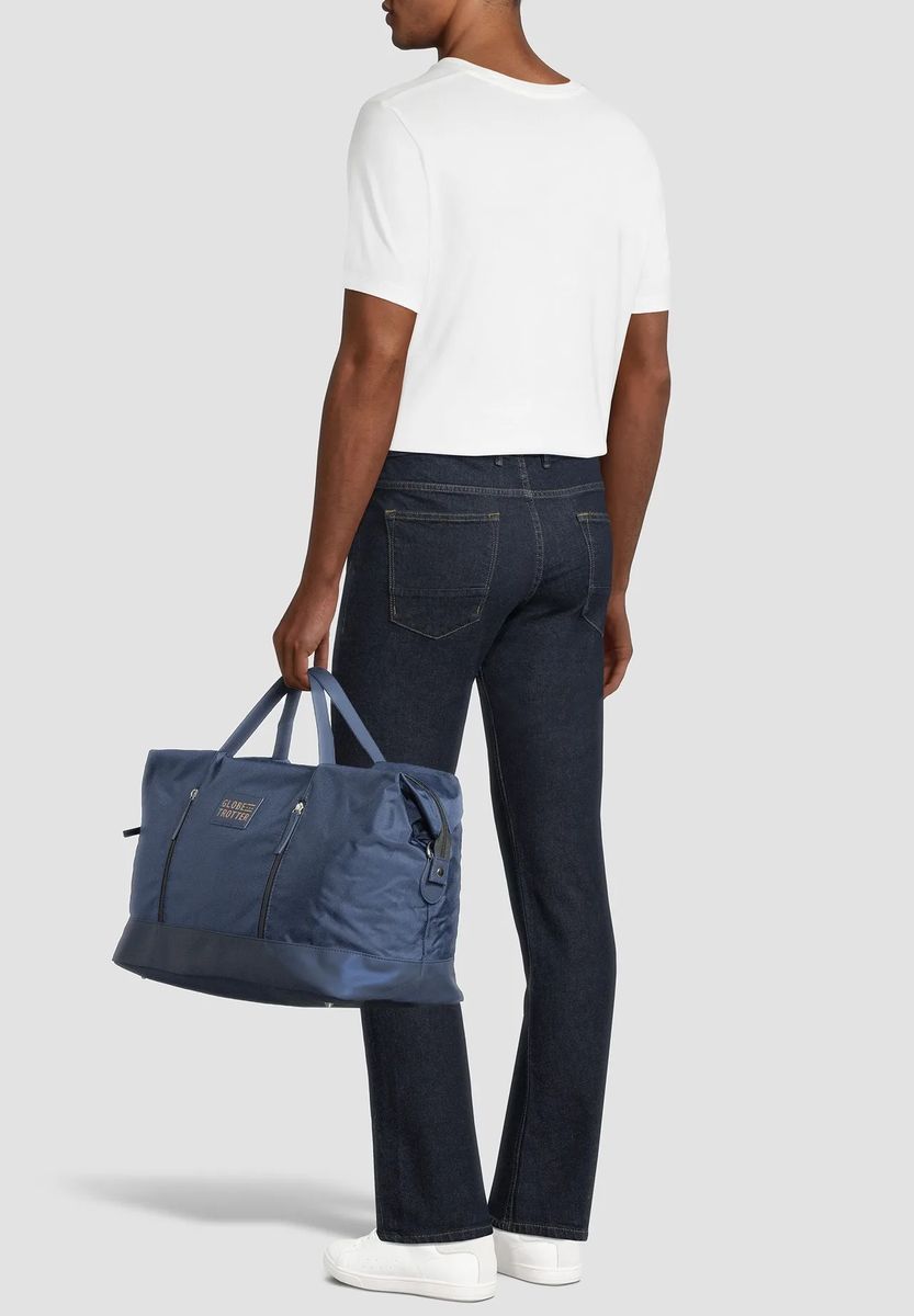 Blaue Reisetasche Weekender