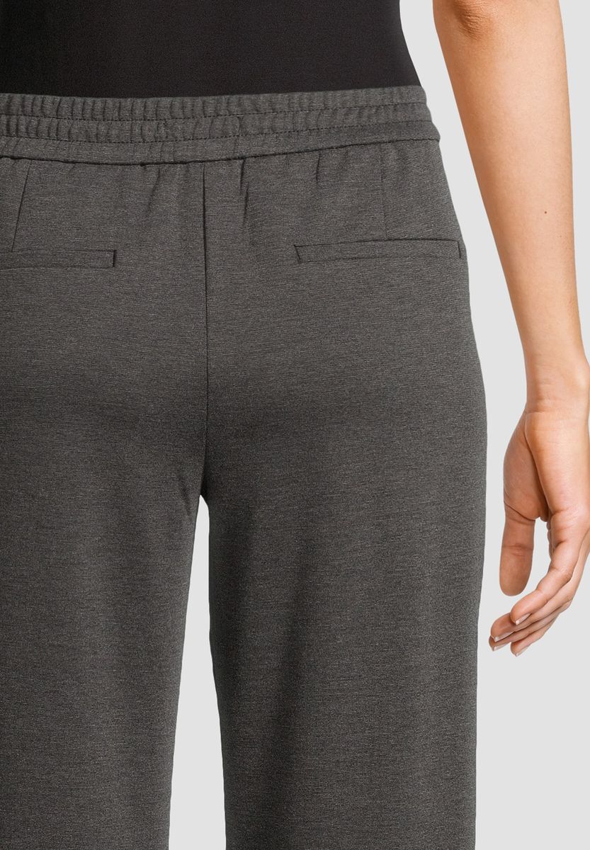 Graue lässige Hose mit Kordelzug