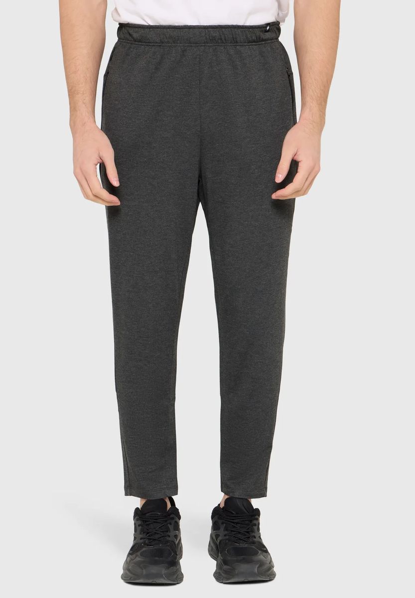 Tapered Sport-Jogginghose mit Reißverschlüssen