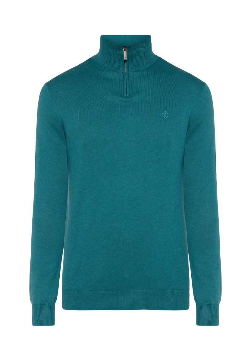 GALERIA Strickpullover, Baumwolle, für Herren, türkis, S