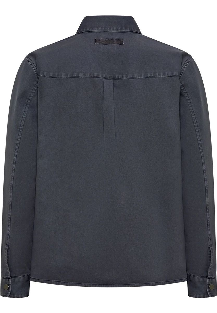 GLOBETROTTER Overshirt, Langarm, Kent, für Herren, blau, M