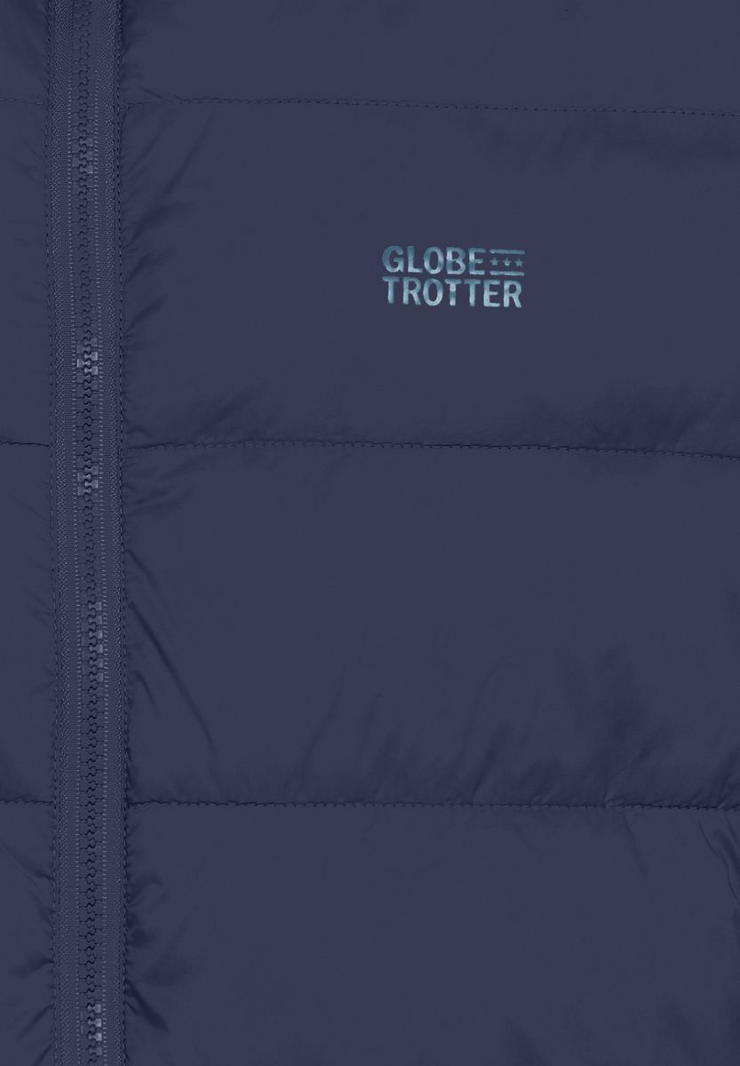GLOBETROTTER Steppjacke, sportiv, Kaputze, für Damen, blau, 40