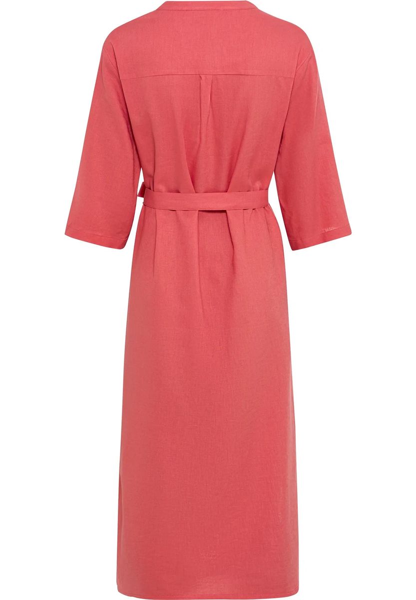 Elegantes Hemdblusen-Midikleid