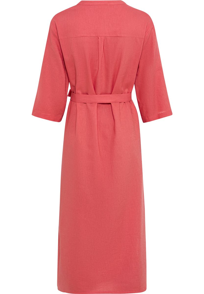Elegantes Hemdblusen-Midikleid