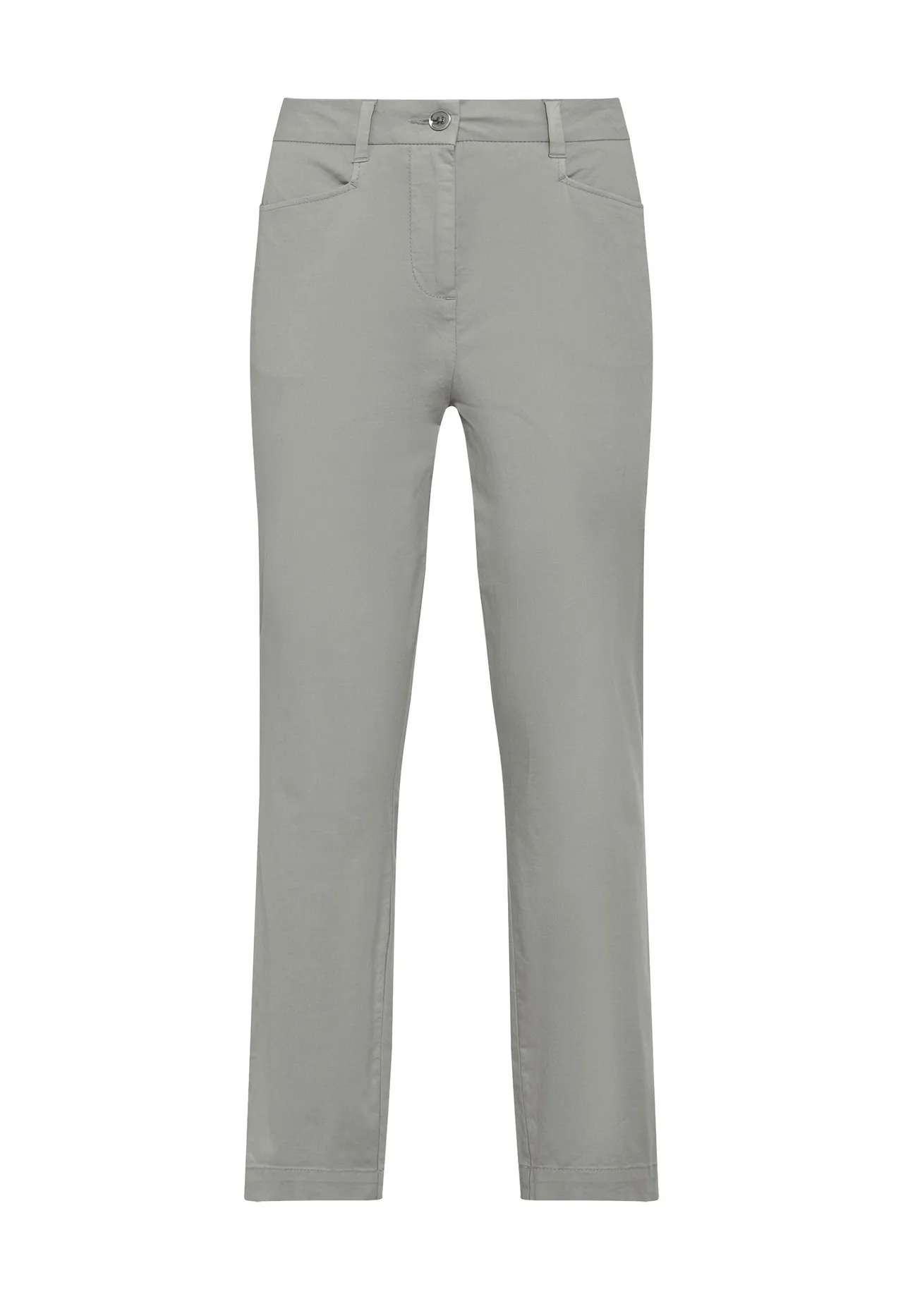 Gerade geschnittene, verkürzte Hose