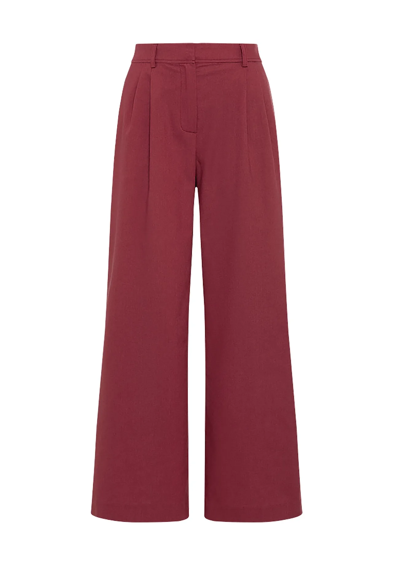 MANGUUN collection Stoffhose, Bügelfalten, für Damen, rot, 34