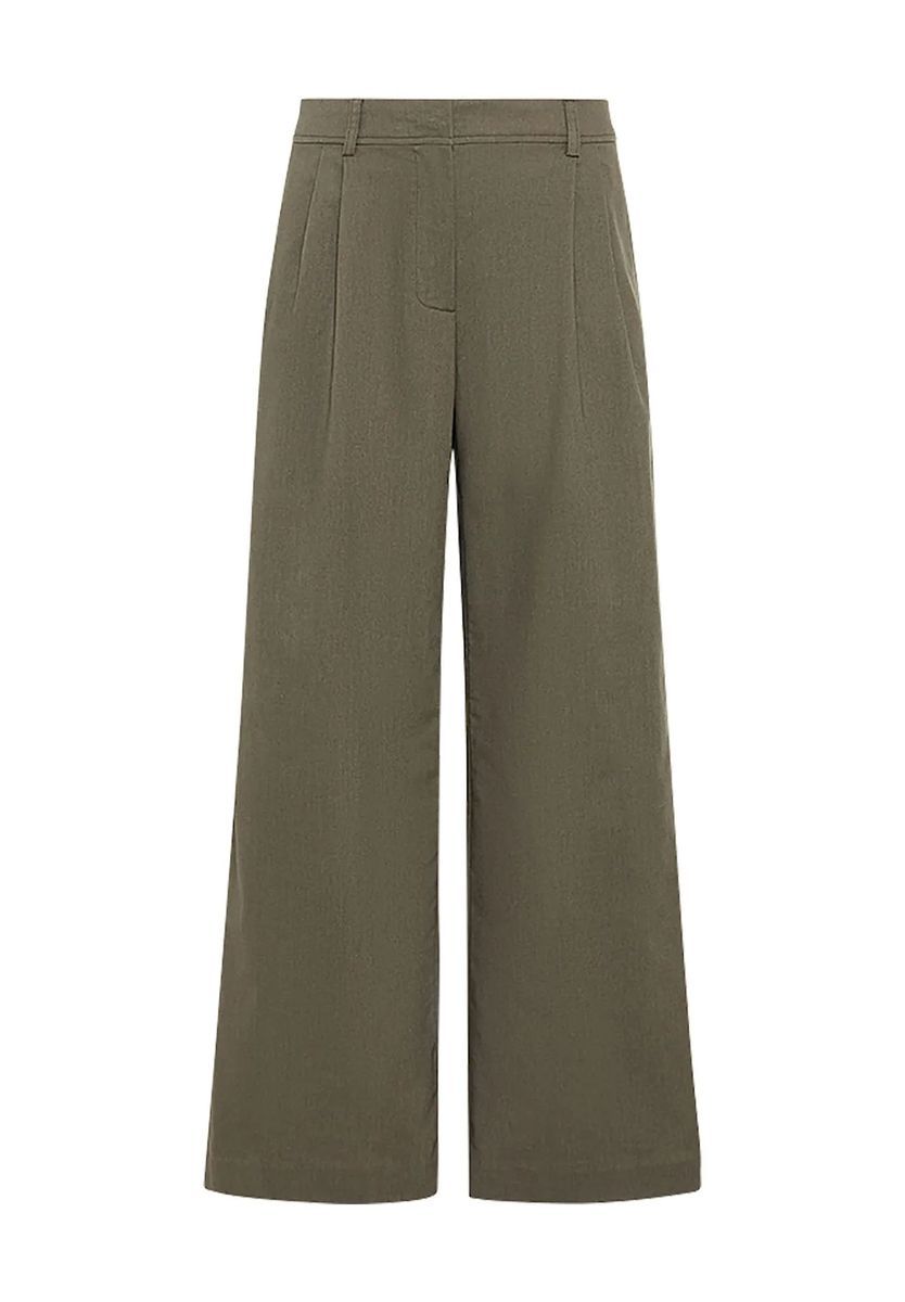MANGUUN collection Stoffhose, Bügelfalten, für Damen, grün, 34