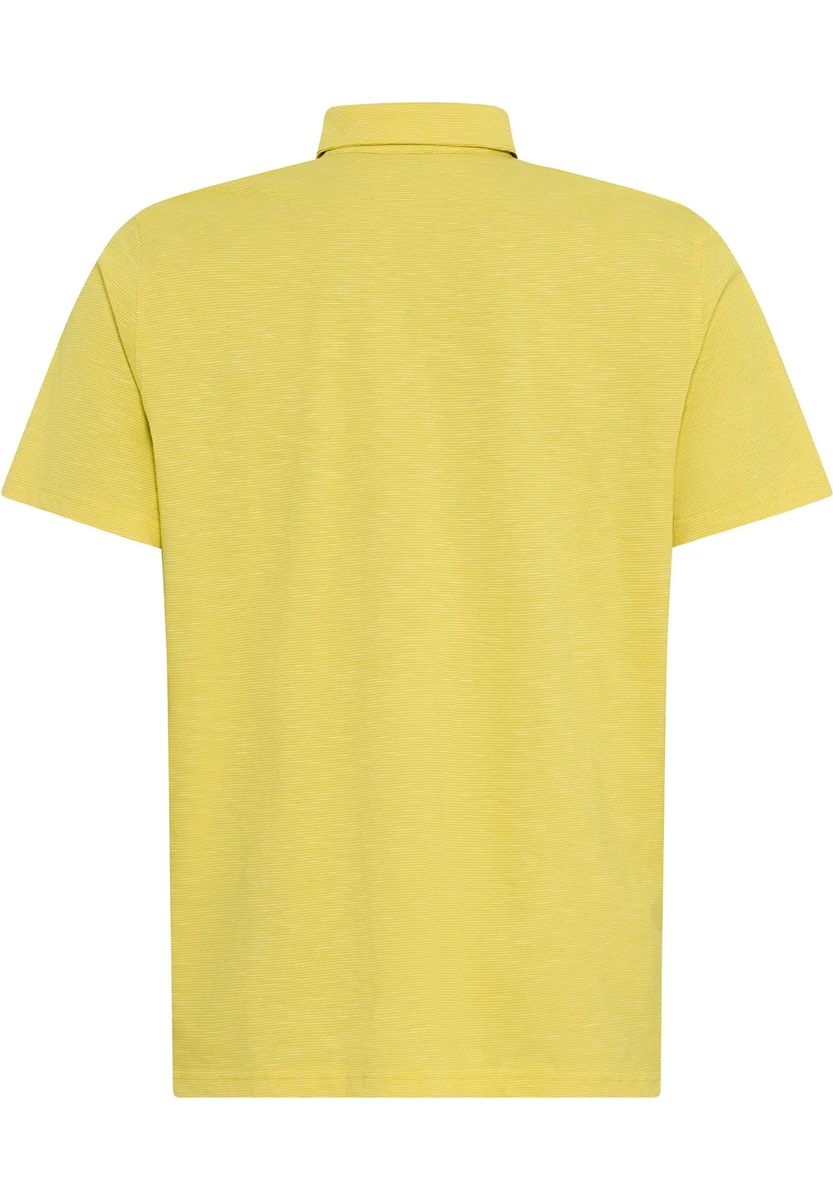 GLOBETROTTER Poloshirt, Brusttasche, für Herren, gelb, L