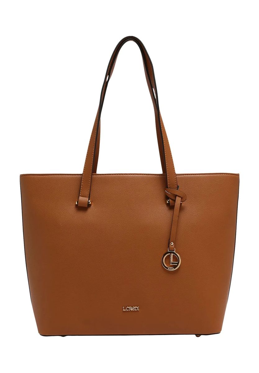 Klassische Strukturierte Kunstleder Tote Bag