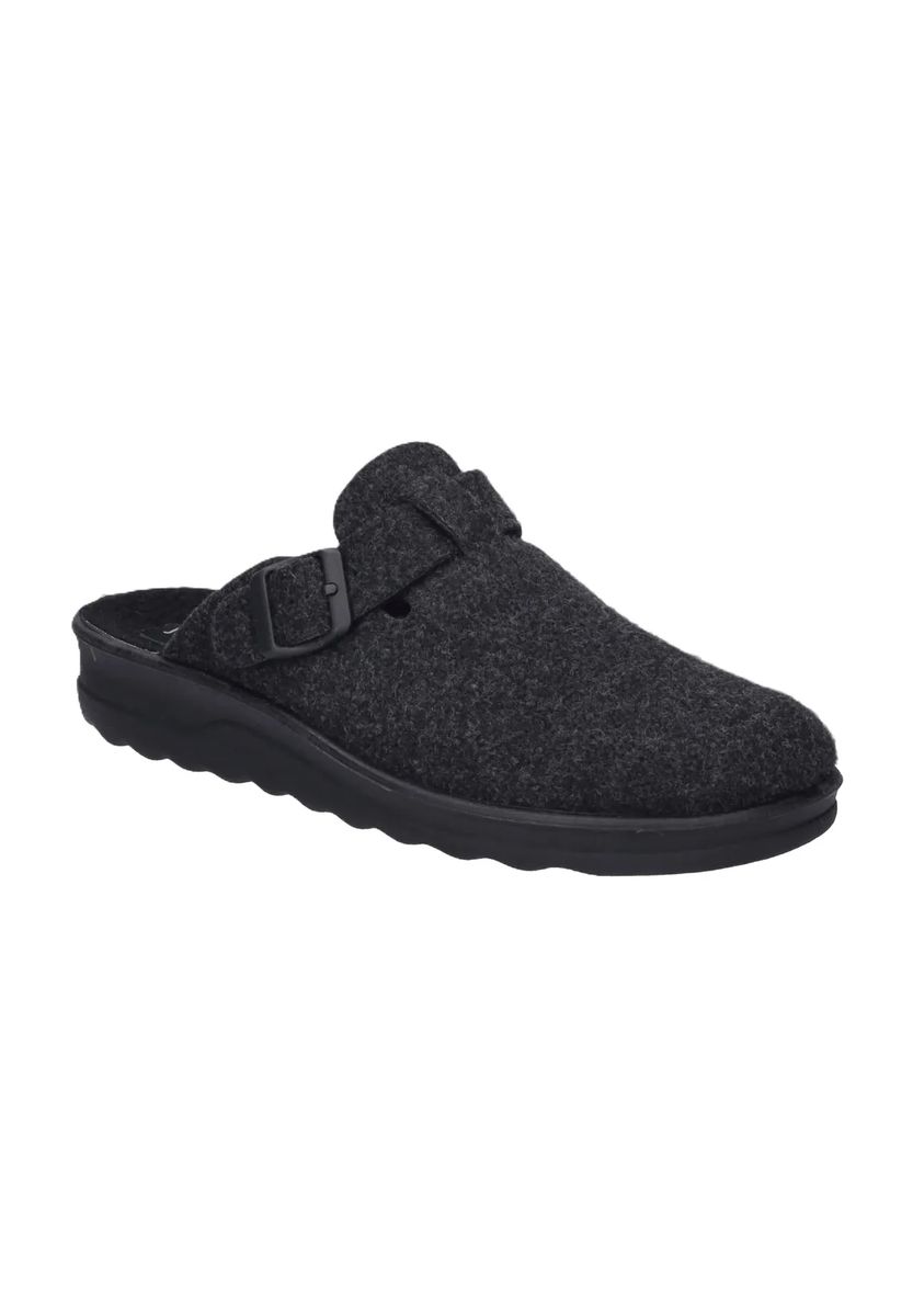 Herren Clogs aus Filzwolle mit Schnalle