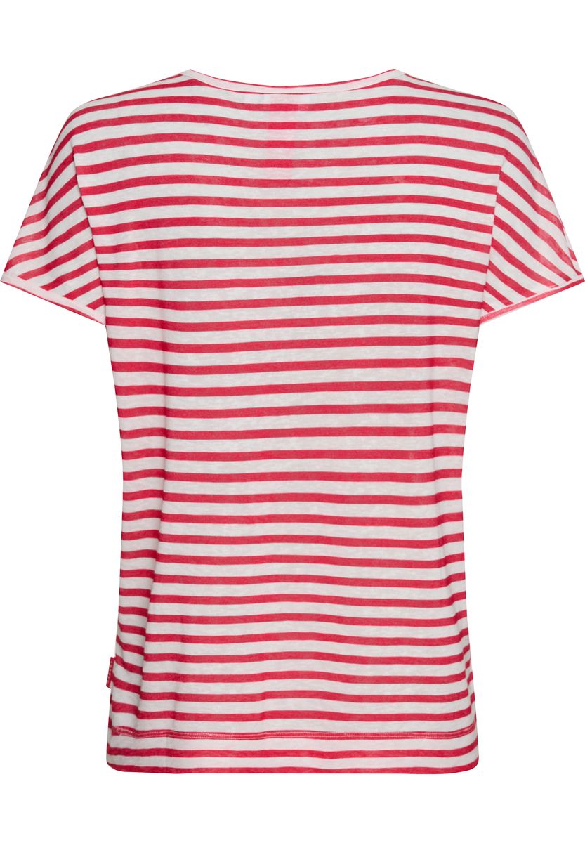 Gestreiftes T-Shirt aus Baumwollmischung