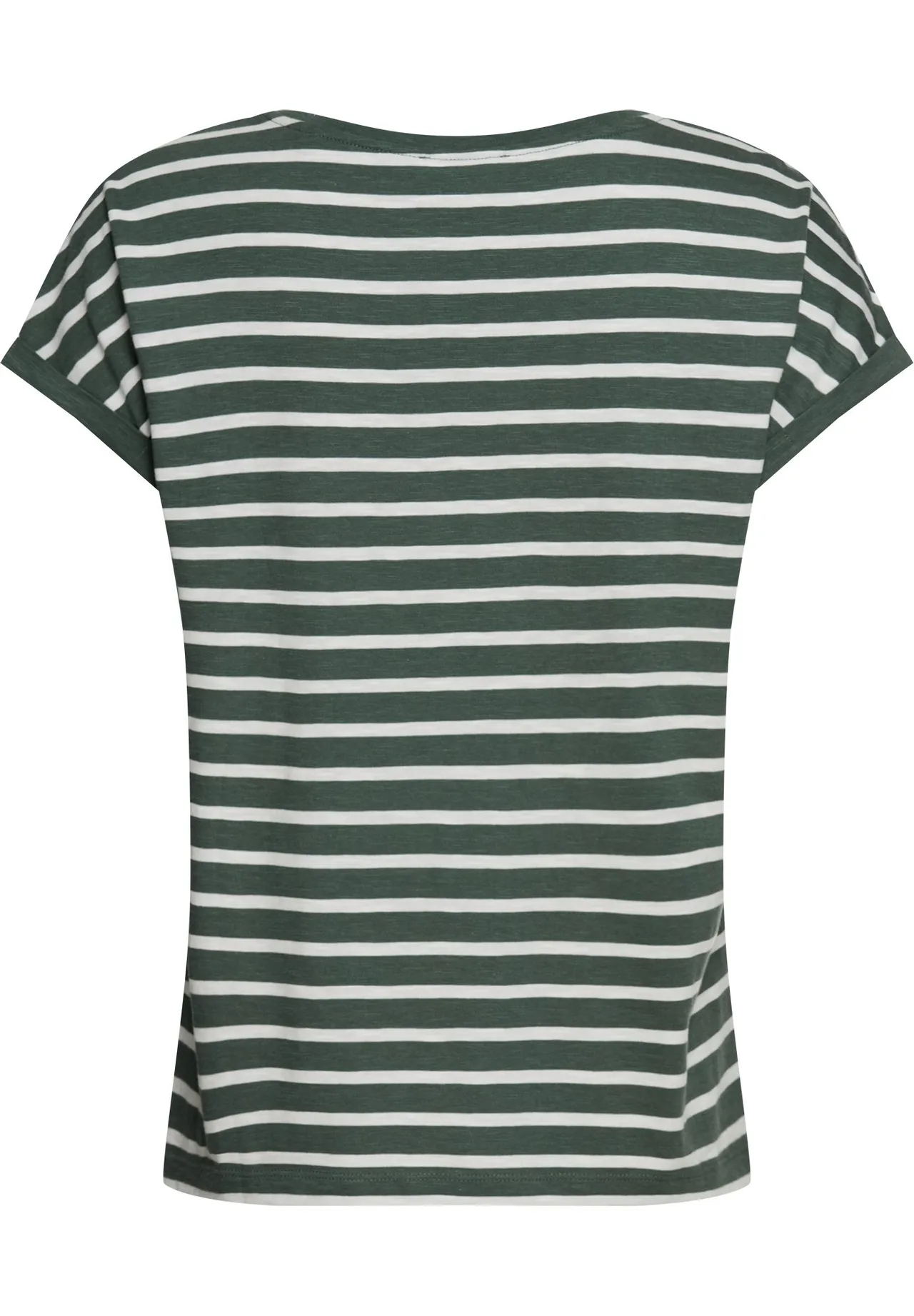 Gestreiftes T-Shirt aus Baumwollmischung