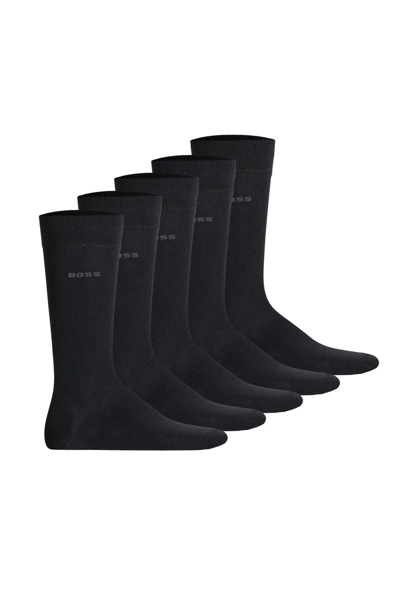 Klassische einfarbige Socken aus Baumwollmischung