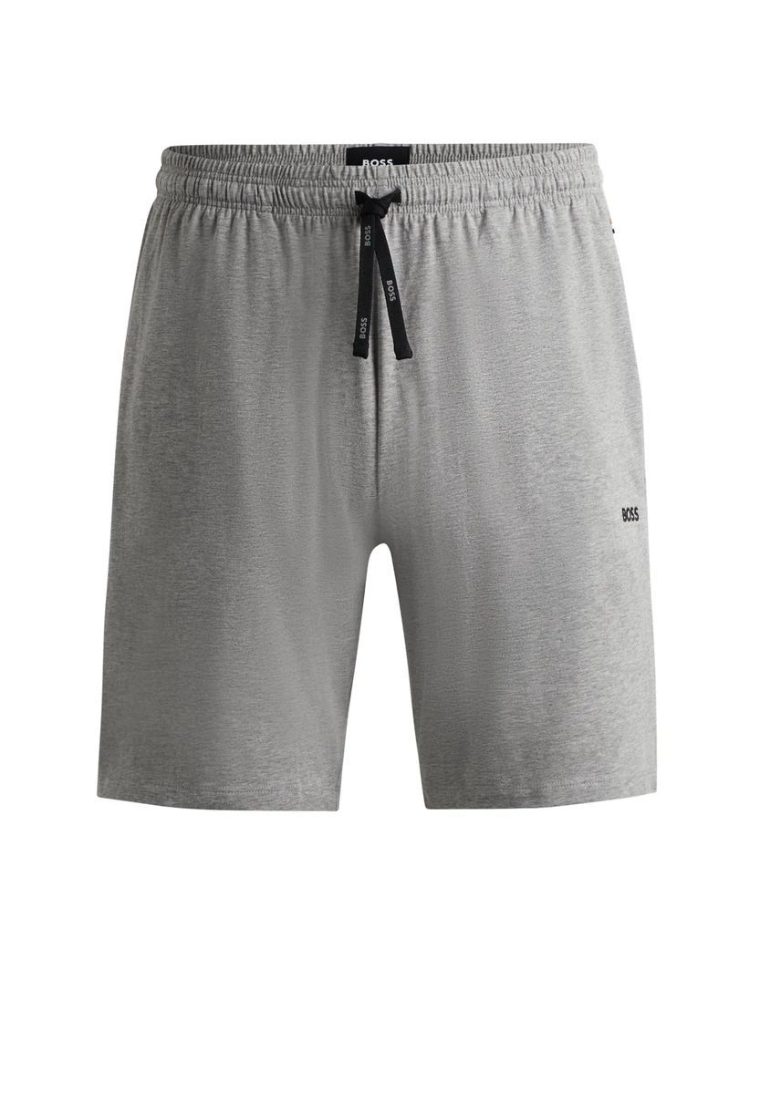 Graue Jersey-Loungewear-Shorts für Herren