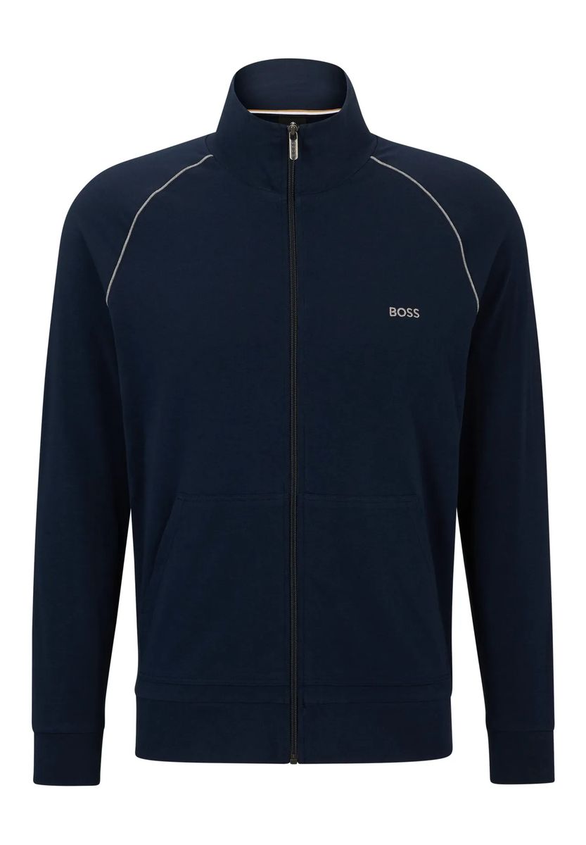 Herren Track Jacket mit Reißverschluss und Logo