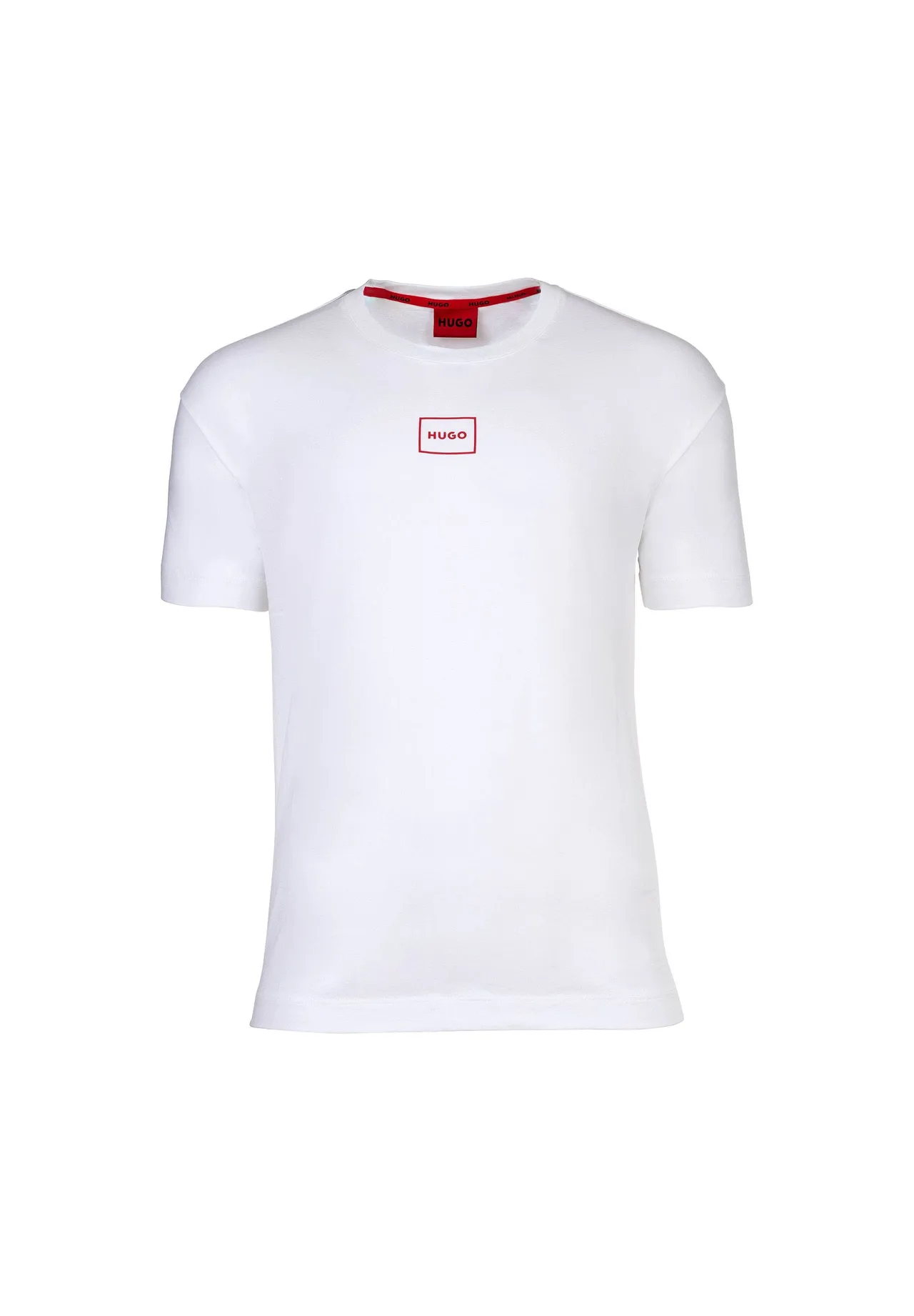 Klassisches T-Shirt mit Logo-Patch und Rundhalsausschnitt