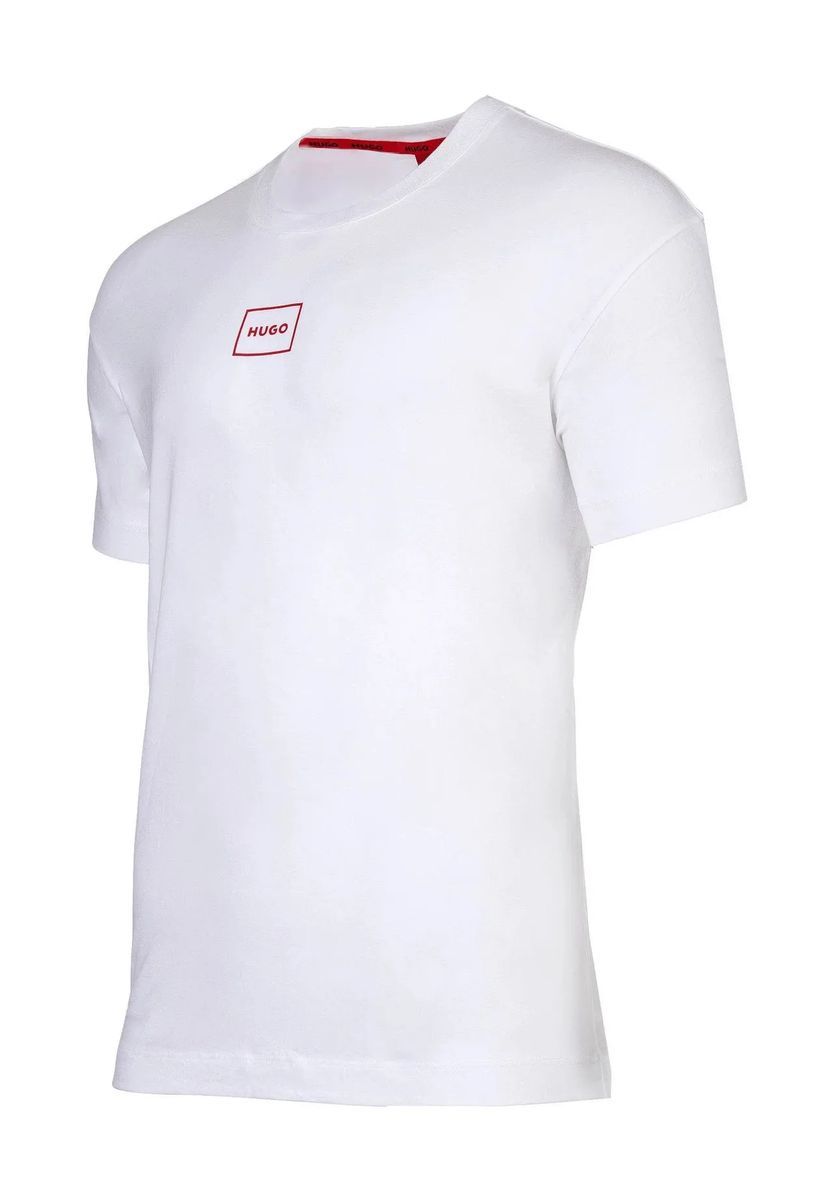 Klassisches T-Shirt mit Logo-Patch und Rundhalsausschnitt
