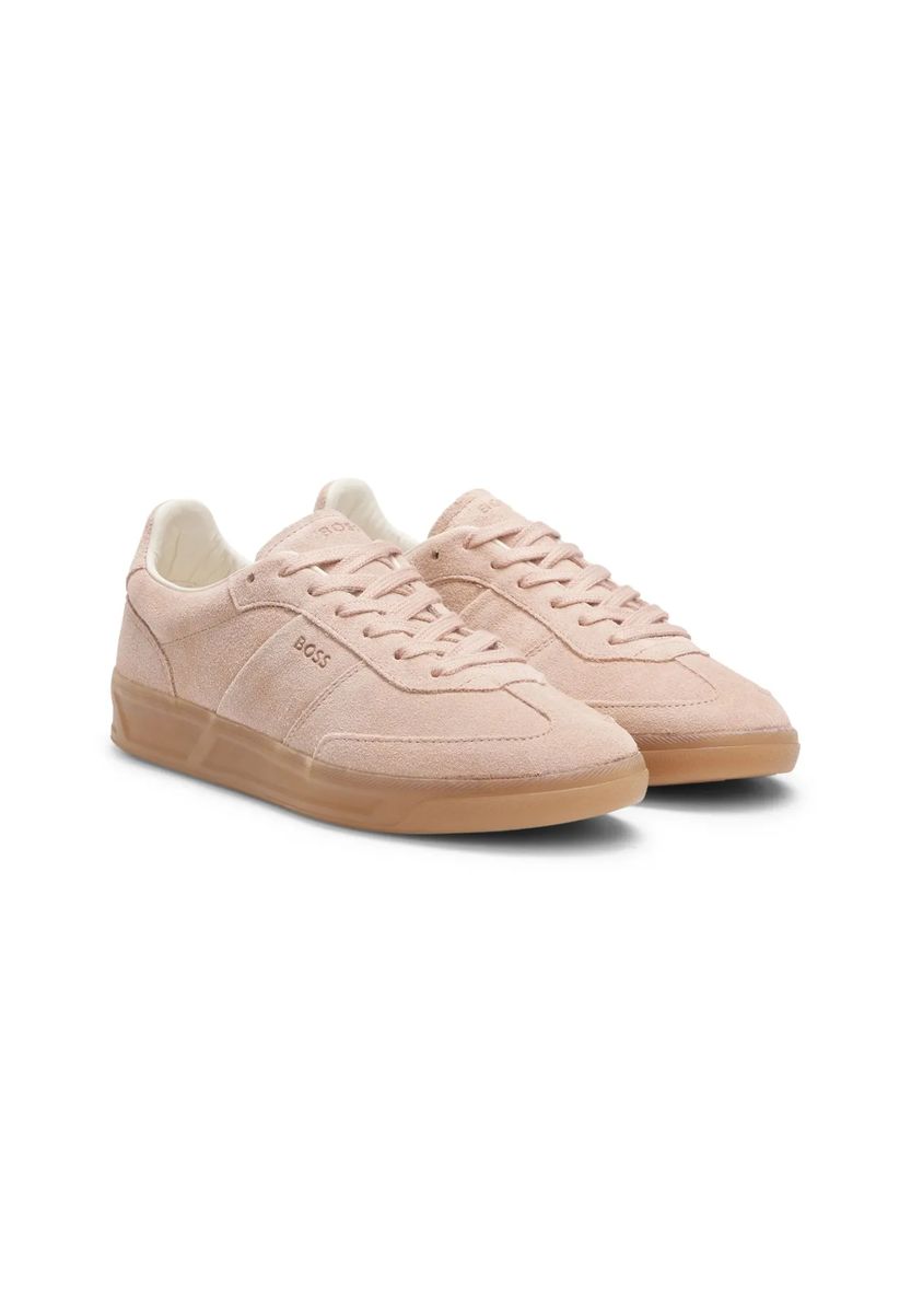 Wildleder-Sneaker mit niedrigem Profil