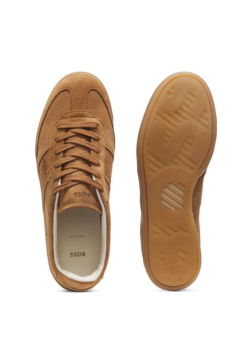 Wildleder-Sneaker mit niedrigem Profil