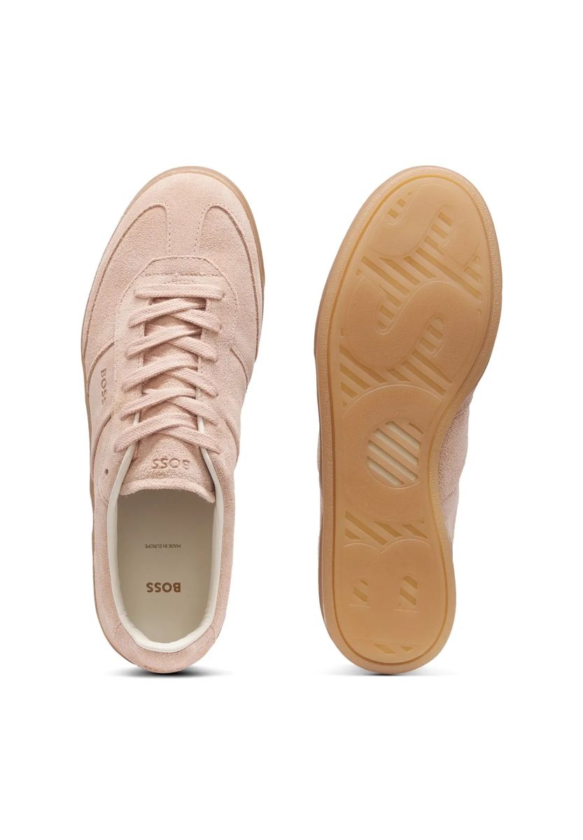 Wildleder-Sneaker mit niedrigem Profil