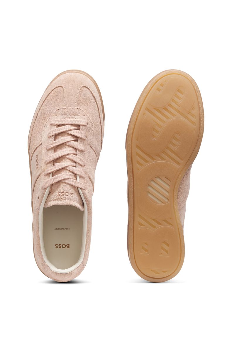 Wildleder-Sneaker mit niedrigem Profil