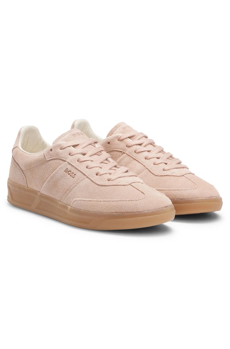 Wildleder-Sneaker mit niedrigem Profil