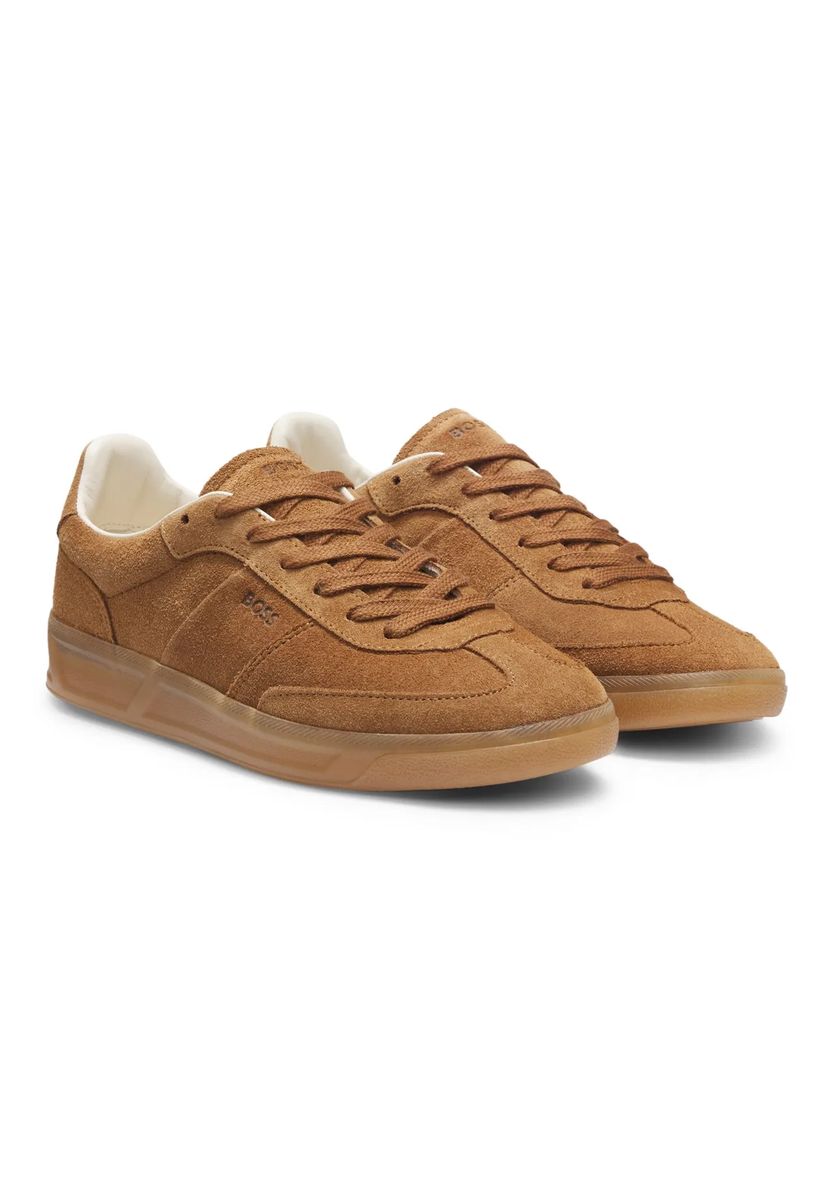 Wildleder-Sneaker mit niedrigem Profil