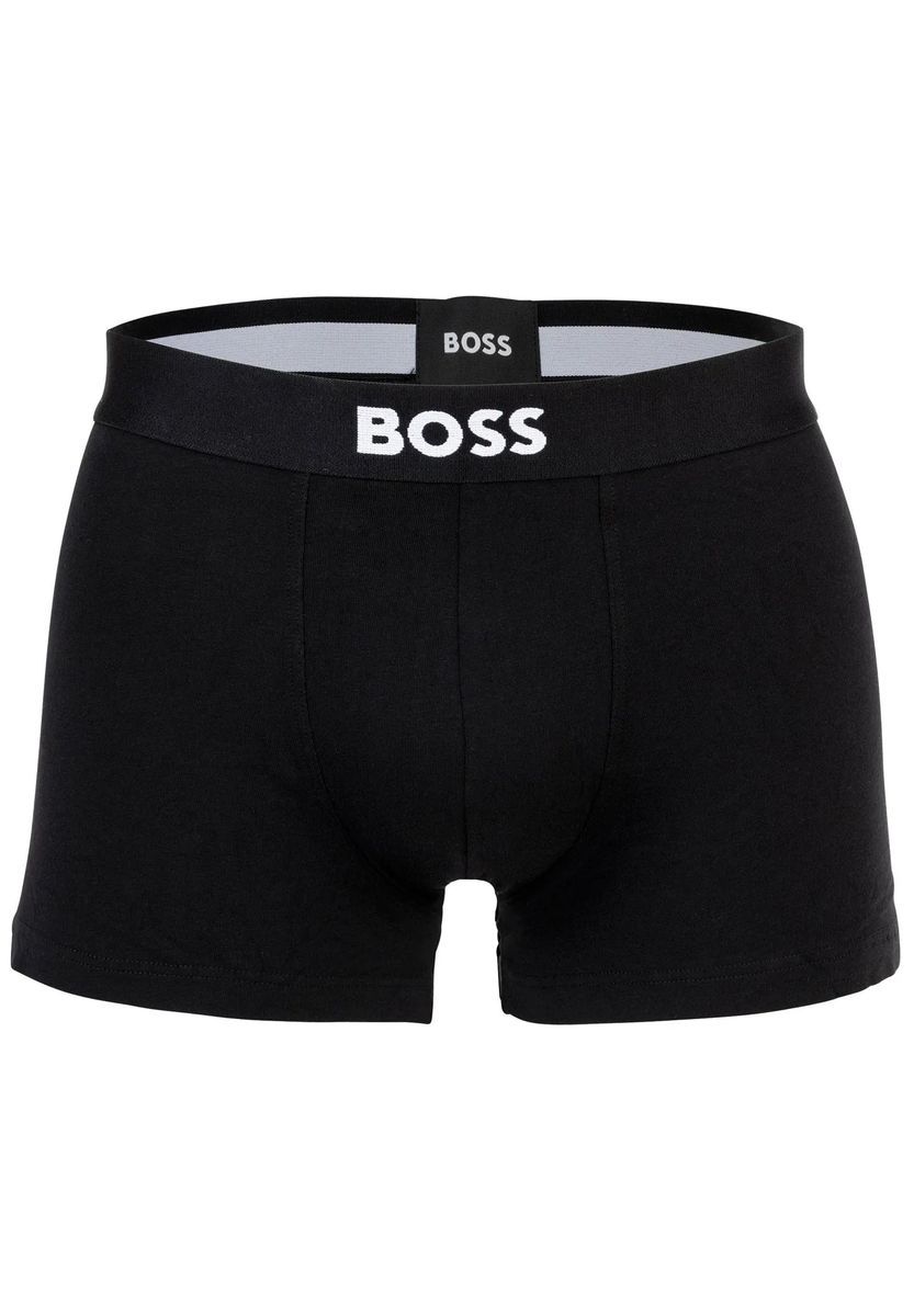 Schwarze Herren Trunk Unterhosen, 3er-Pack