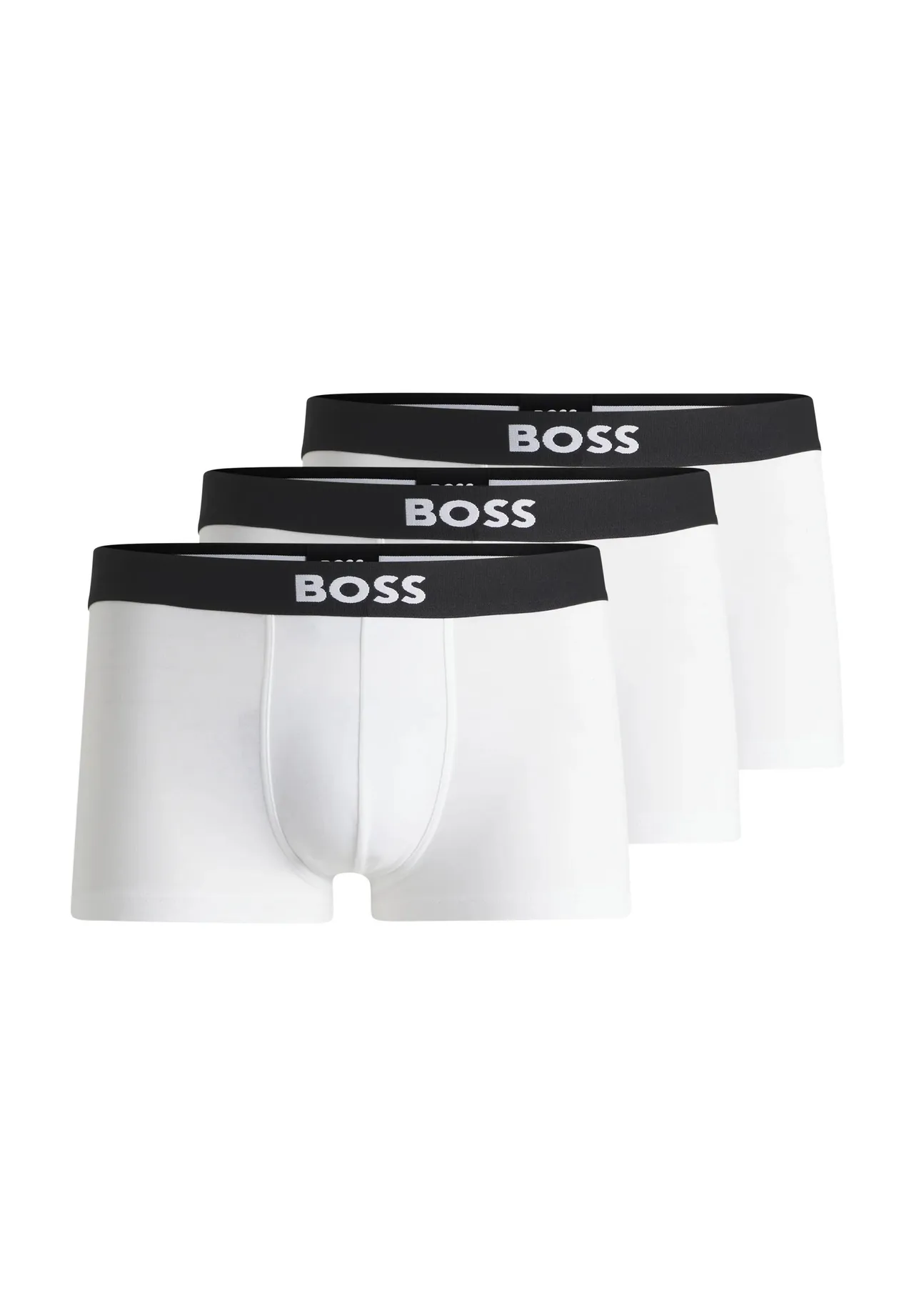 Herren-Boxershorts Weiß 3er-Pack