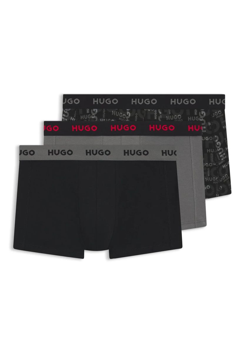 Hugo gemusterte Boxershorts 3er-Pack