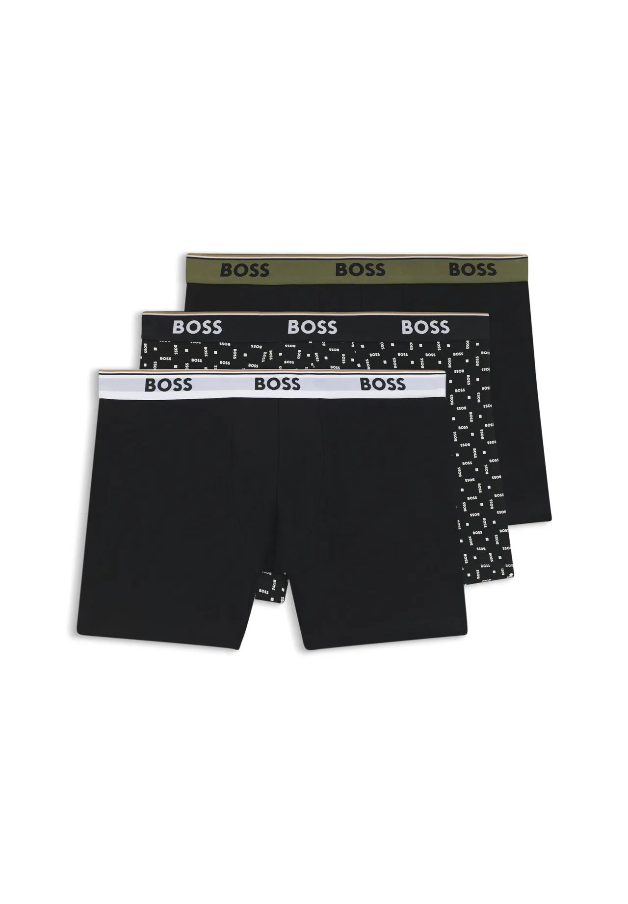 Schwarze Boxershorts im Dreierpack