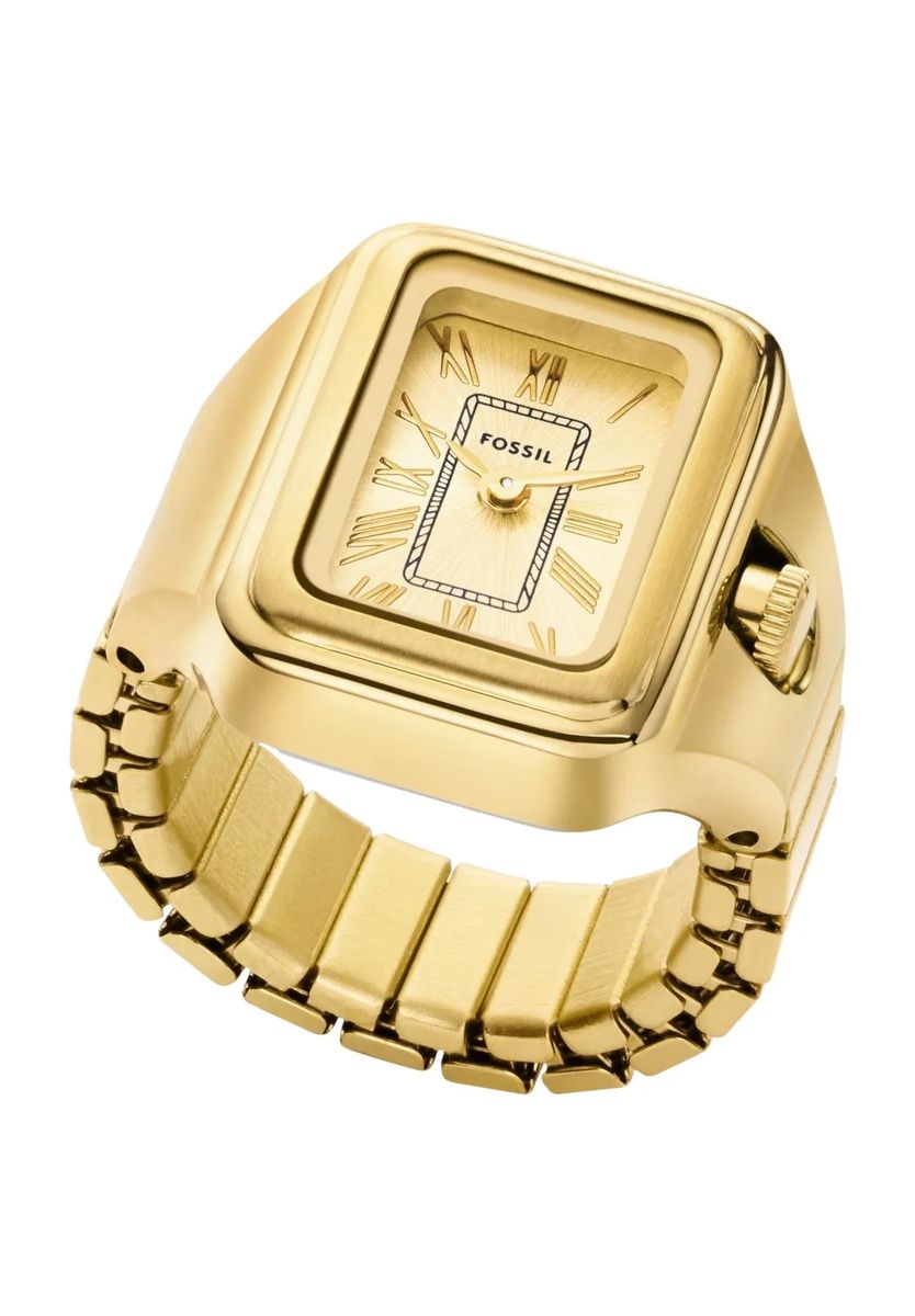 Fossil Raquel Goldfarbene Ringuhr