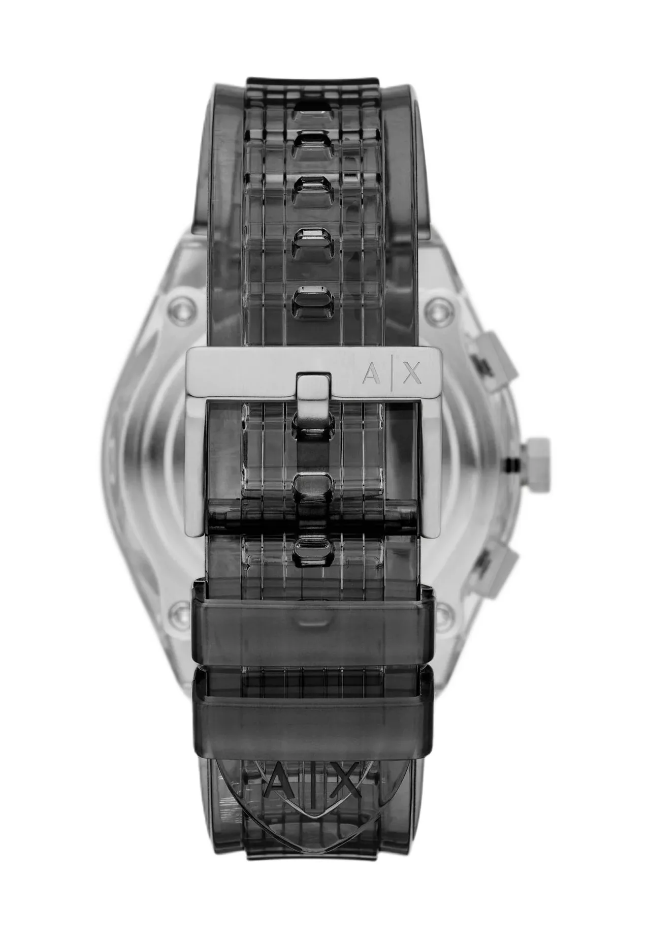 Herren-Chronograph Uhr mit transparentem Gehäuse