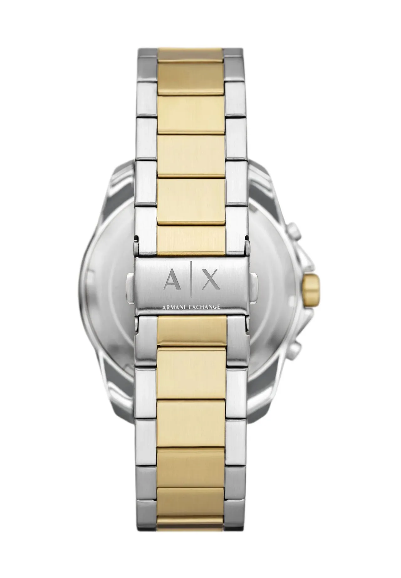 Zweifarbige Edelstahl-Chronographenuhr