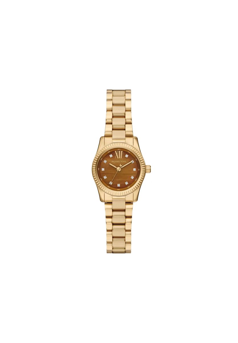 Elegante Lexington Goldfarbene Uhr