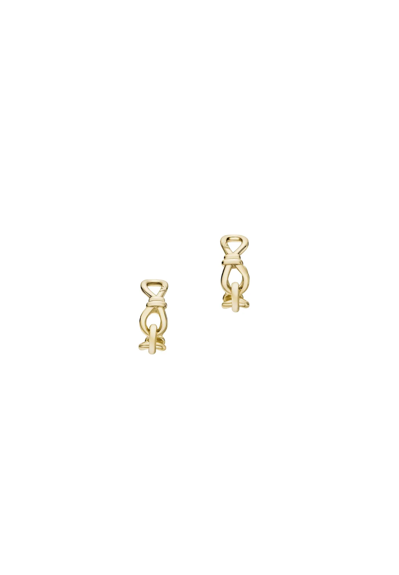 ARMANI EXCHANGE Emporio Armani Damen-Band-Creolen aus goldfarbenem Metall, EGS3329710, Gold, 2