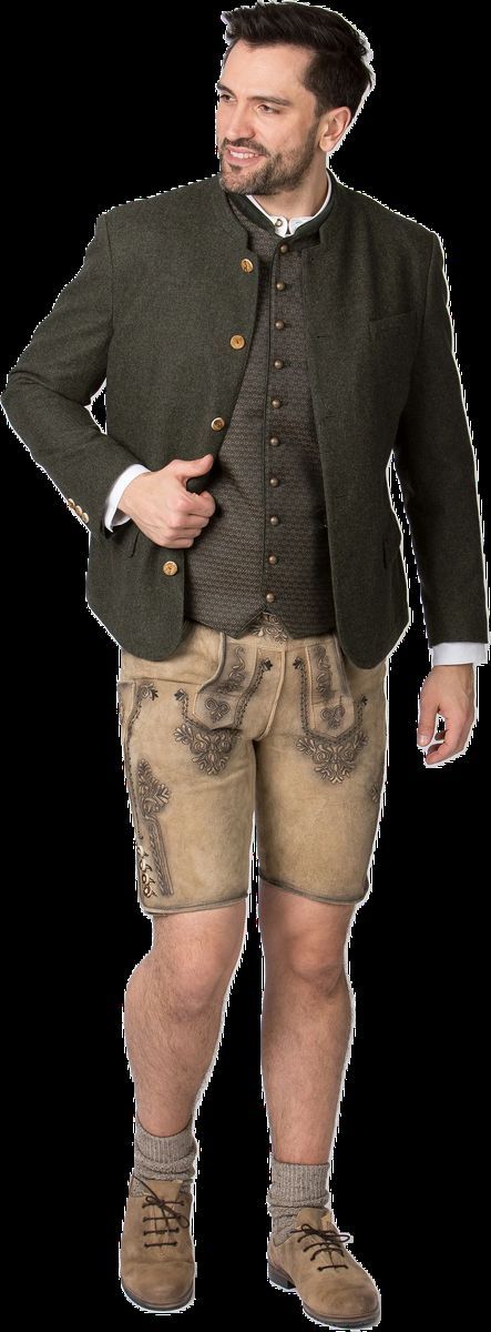 Klassische grüne Lodenblazer Jacke