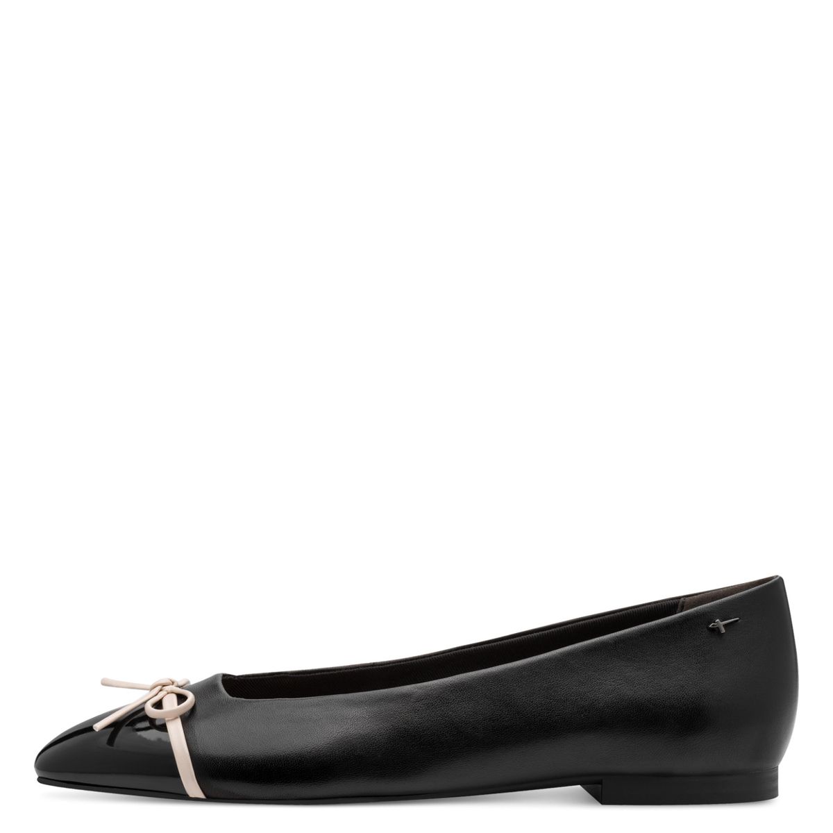 Elegante schwarze Ballerinas aus Leder